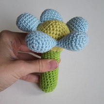 Blomsterrangle (lyseblå)